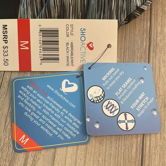 Sports Bra with Criss Cross Back - Picture 4 of 5